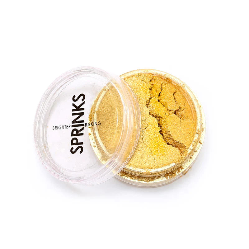 BRIGHT GOLD Lustre Dust (10ml) - Sprinks