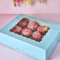 BLUE | 12 HOLE CUPCAKE BOX