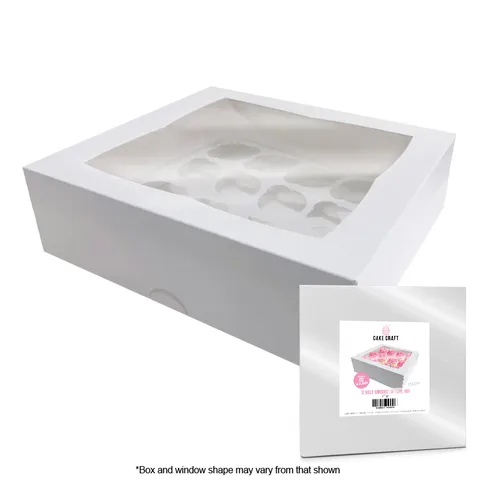 CUPCAKE BOX | 12 HOLES | 3 INCH HIGH
