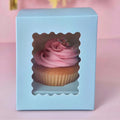 BLUE | 1 HOLE CUPCAKE BOX |
