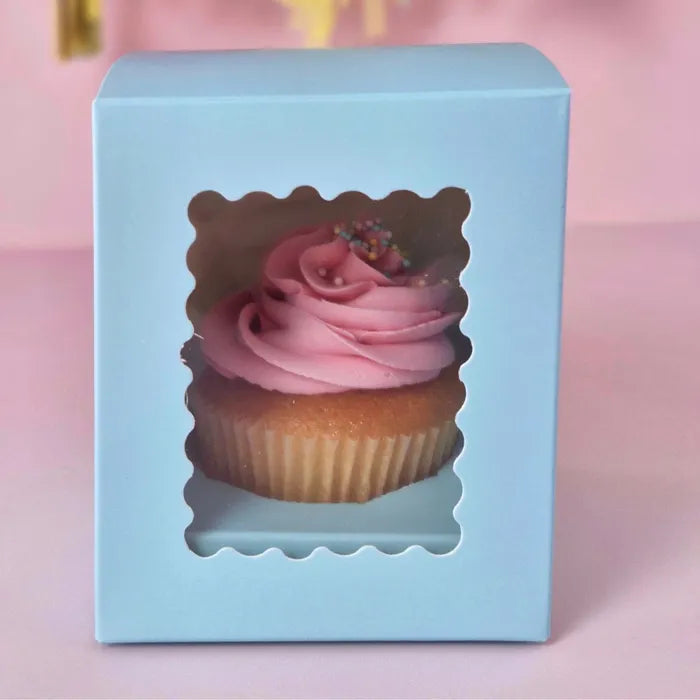BLUE | 1 HOLE CUPCAKE BOX |