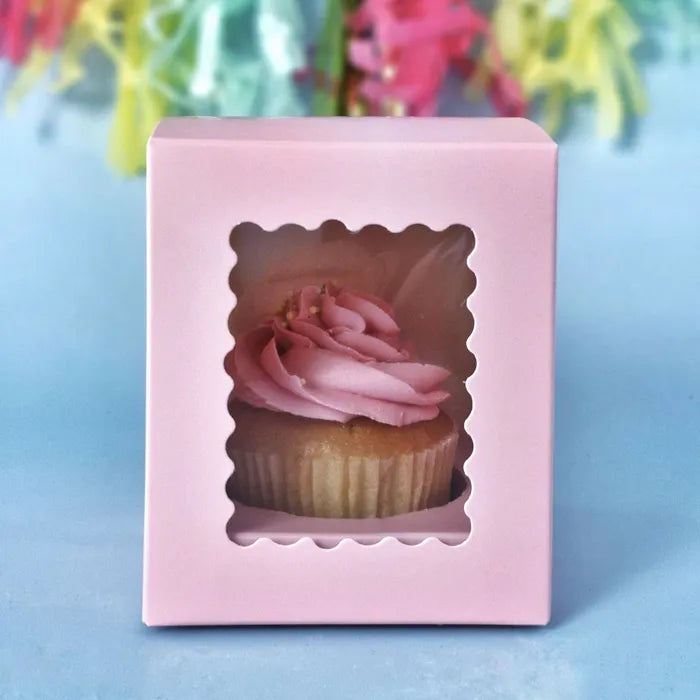 PINK | 1 HOLE CUPCAKE BOX