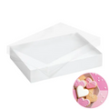 22.5 x 11.5 x 4.5 cm clear lid cookie box (REDUCED TO CLEAR)