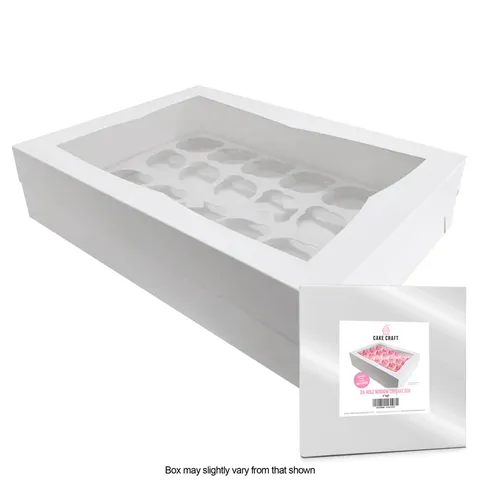 CUPCAKE BOX | 24 HOLES | 4 INCH HIGH