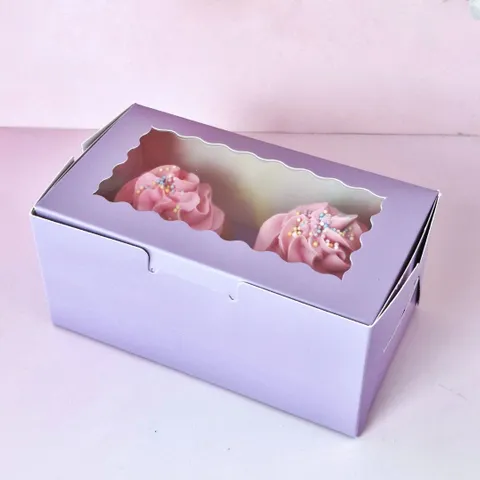 LILAC | 2 HOLE CUPCAKE BOX