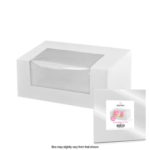 CUPCAKE BOX | 2 HOLES | 4 INCH HIGH