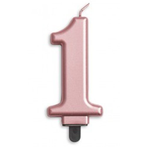 NUMBER 1 | ROSE GOLD METALLIC CANDLE