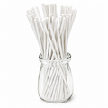 6 INCH LOLLIPOP STICKS | WHITE | PACK OF 50