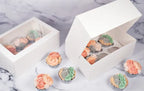 WHITE CUPCAKE BOX | 6 HOLES