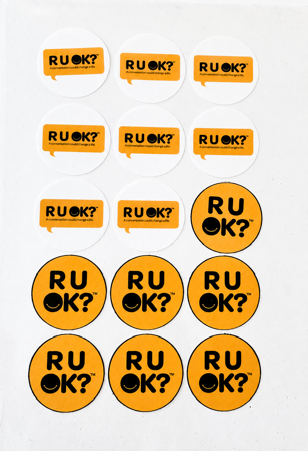 R U OK? Edible Cupcake toppers
