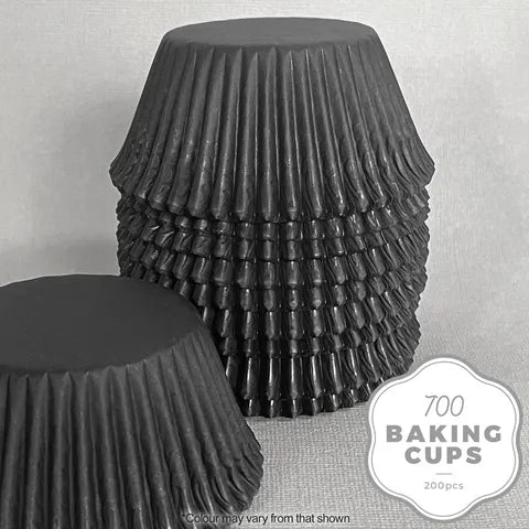 BLACK | 700 BAKING CUP | 200 PACK