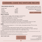 CARAMEL CAKE MIX | 2KG