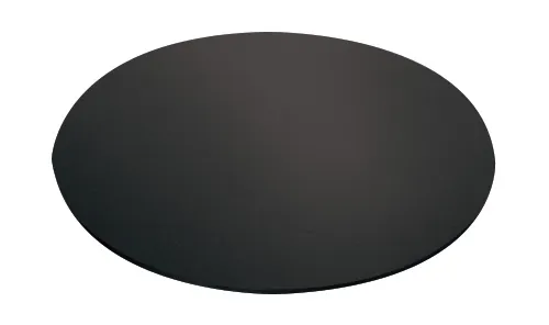 10 Inch black round cake board