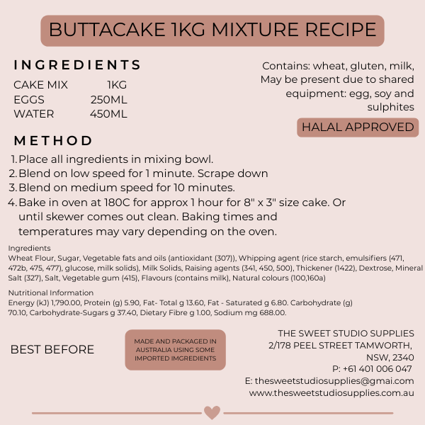BUTTACAKE MIX | 1KG