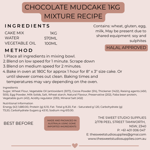 CHOCOLATE MUD MIX | 1KG
