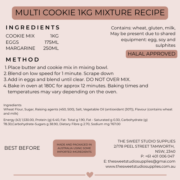 MULTIPURPOSE COOKIE MIX | 1KG