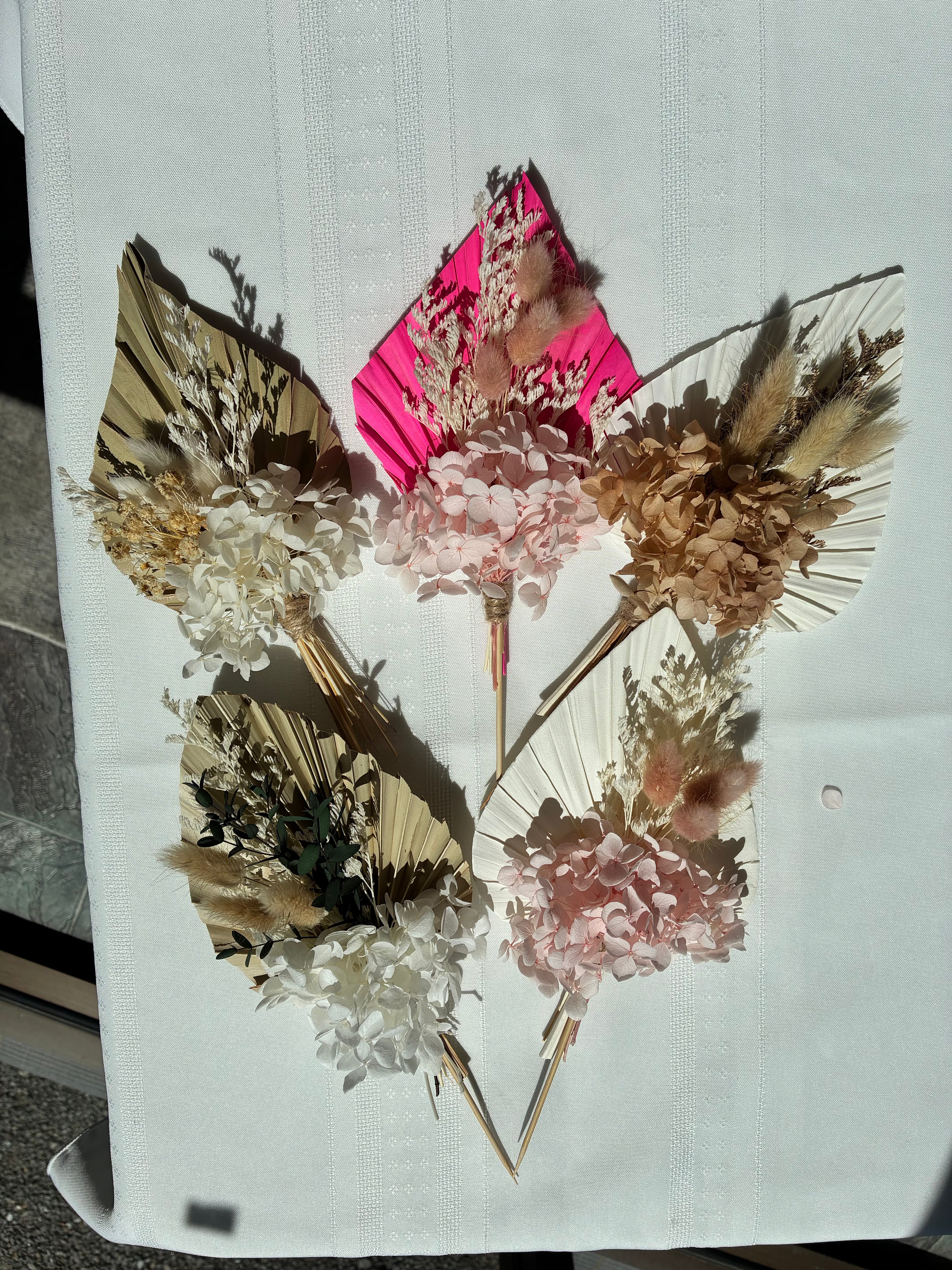 Dried Flower Cake Topper Arrangements