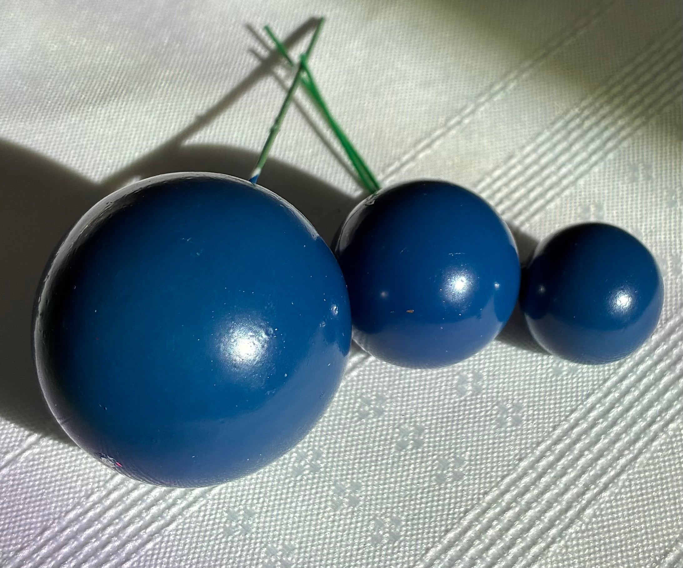 Dark Blue Deco Balls Each
