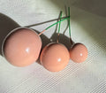 Light Brown / Nude Deco Balls Each