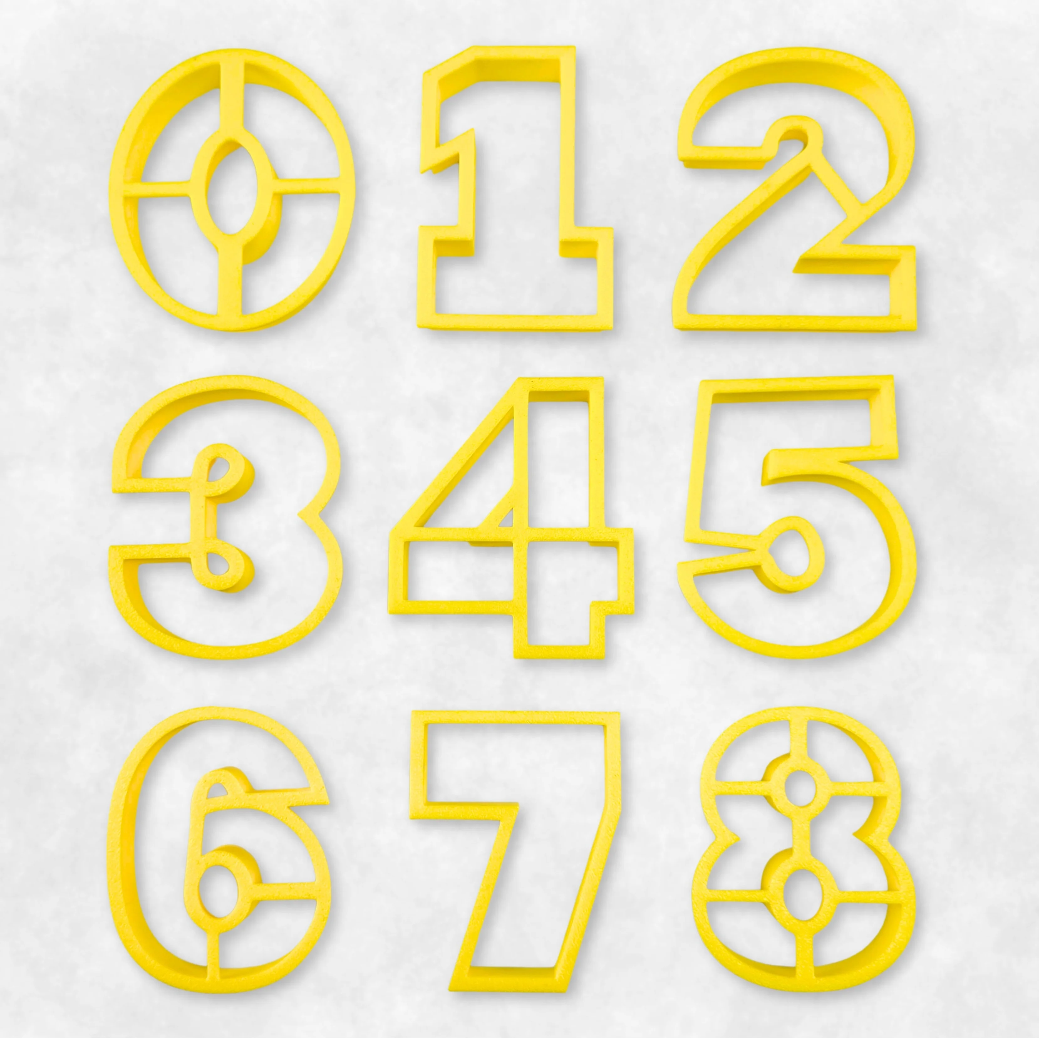 Number Cutters (Wide Version) 51mm