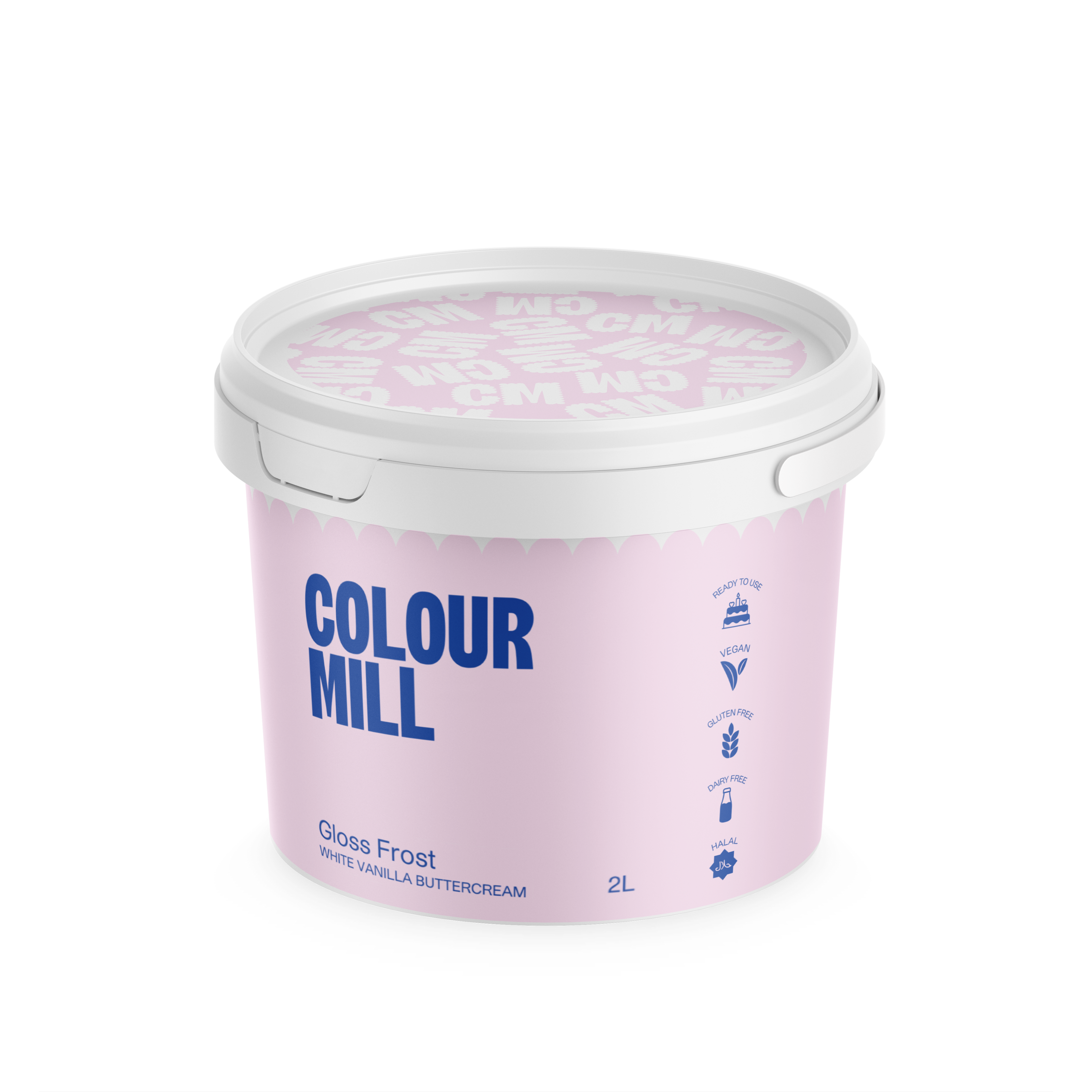 Gloss Frost White Buttercream Colour Mill 2L