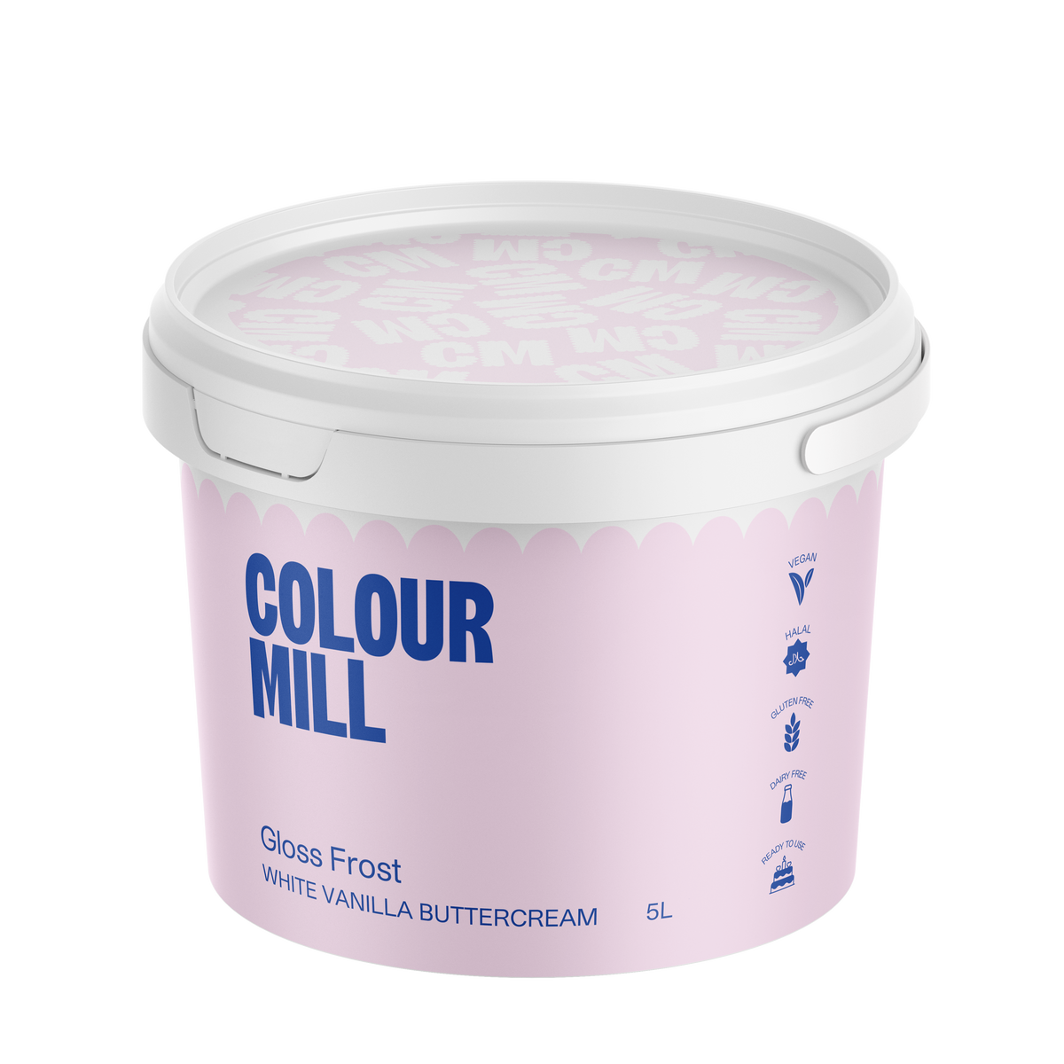 Gloss Frost White Buttercream Colour Mill 5L