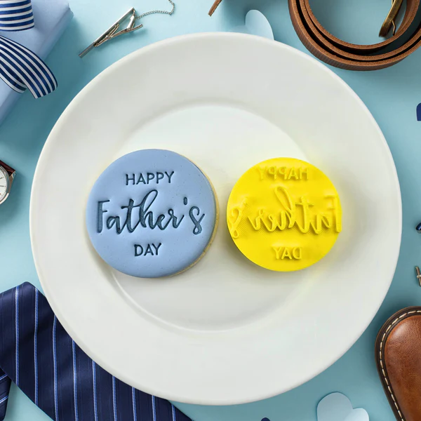 Happy Father's Day Embosser 60mm