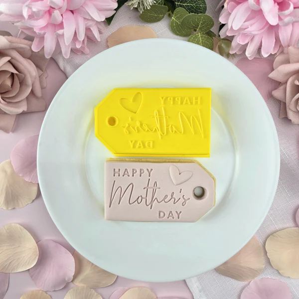 Happy Mother's Day Gift Tag Cutter & Debosser Set