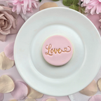 Love with Heart Embosser 60mm