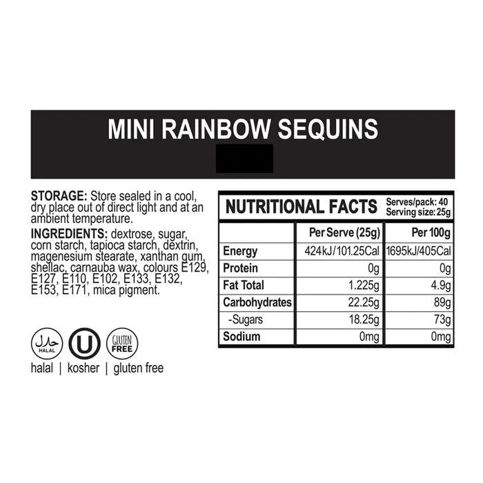 MINI RAINBOW SEQUINS