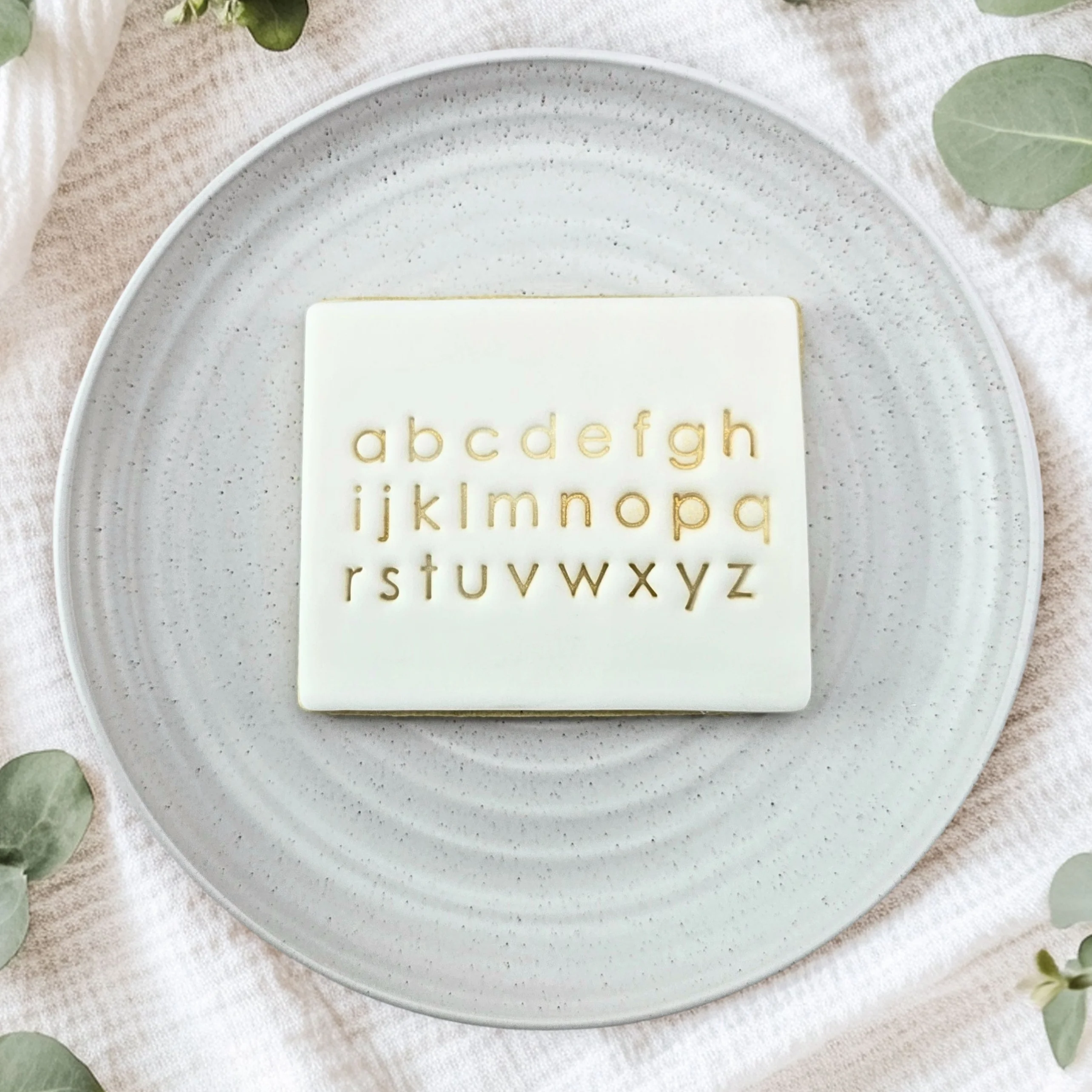 Modern Letter Stamps (1x lower, 1 x upper set)