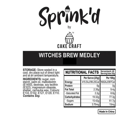 WITCHES BREW MEDLEY SPRINKLES