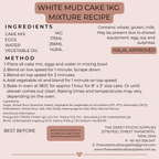 WHITE CHOCOLATE MUD MIX | 2KG