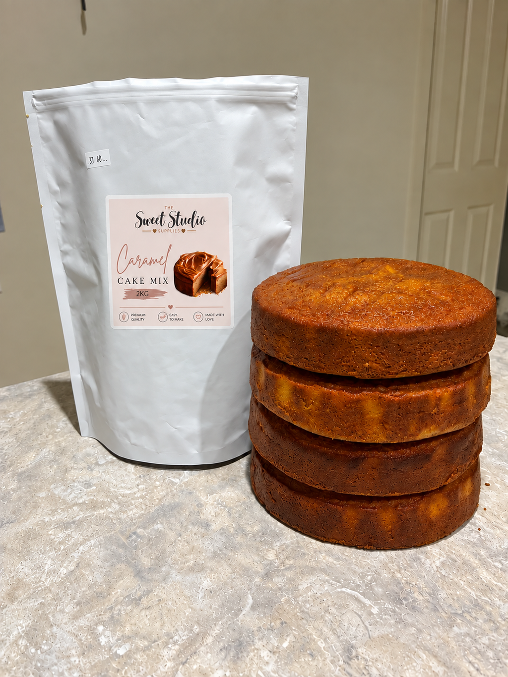 CARAMEL CAKE MIX | 1KG
