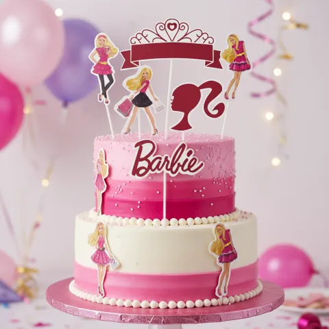 BARBIE | TOPPER SET | 7 PC