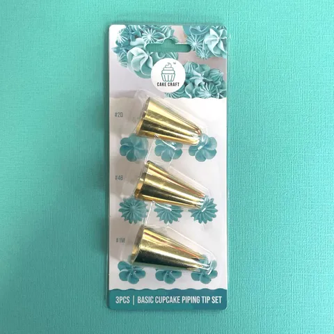 Basic Cupcake Piping Tip Set 3ps