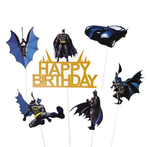 BATMAN | TOPPER SET | 6 PC