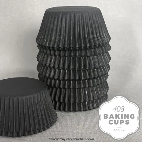 Black Cupcake Cases (408 size)