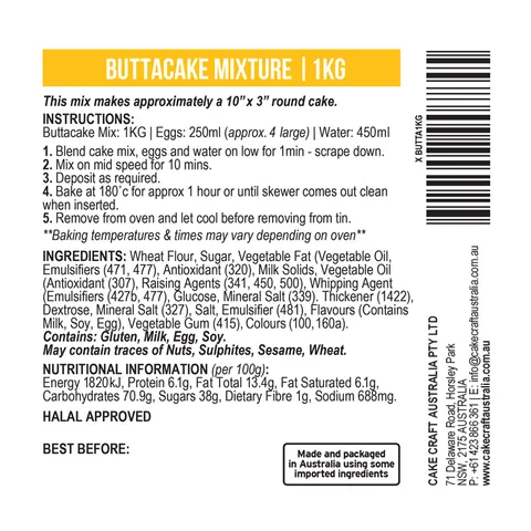 BUTTACAKE MIX | 1 KG