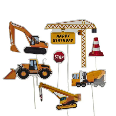CONSTRUCTION | TOPPER SET | 9 PC
