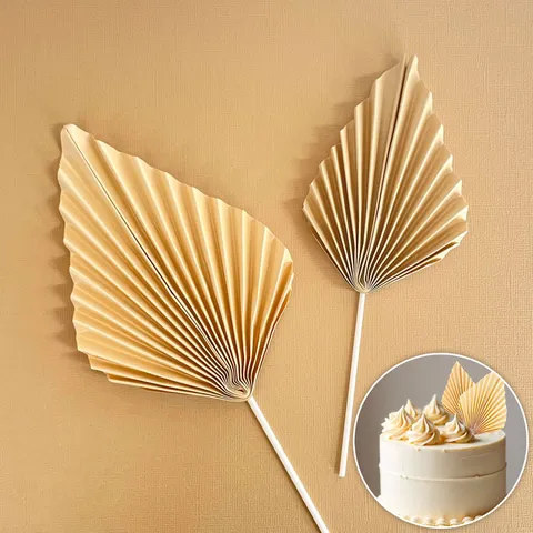 Cream Deco fan topper 2 Pack