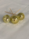 Gold Disco Deco Balls Each