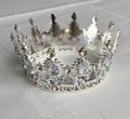 Small Crown Silver Cake Topper