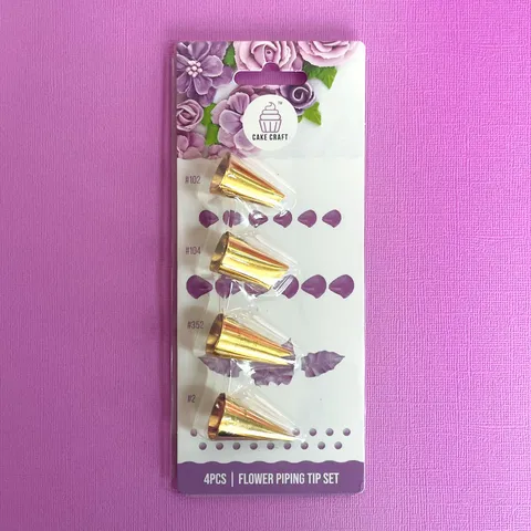 Flower Piping Tip Set 4 PCS