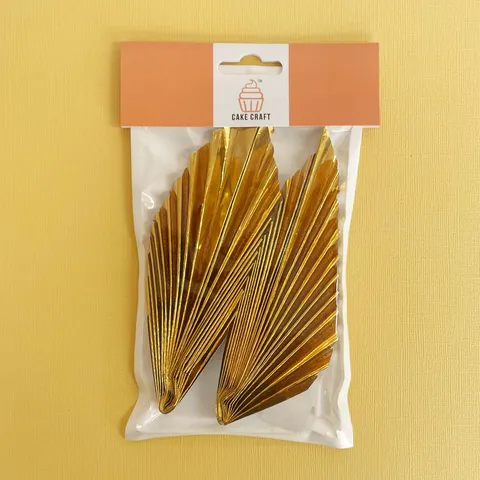 Gold Deco fan topper 2 Pack