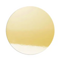 10 Inch mirror gold round cake board