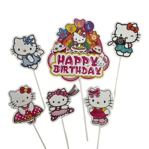 HELLO KITTY | TOPPER SET | 6 PC