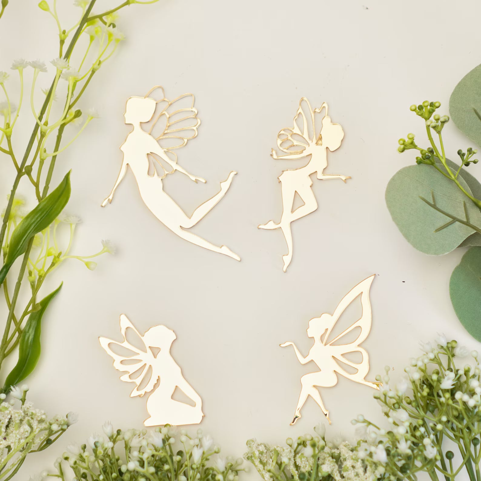 Fairy Cake Charm Acrylic Fairies