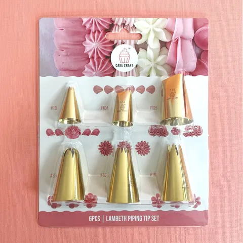 Lambeth Piping Tip Set 6  PCS
