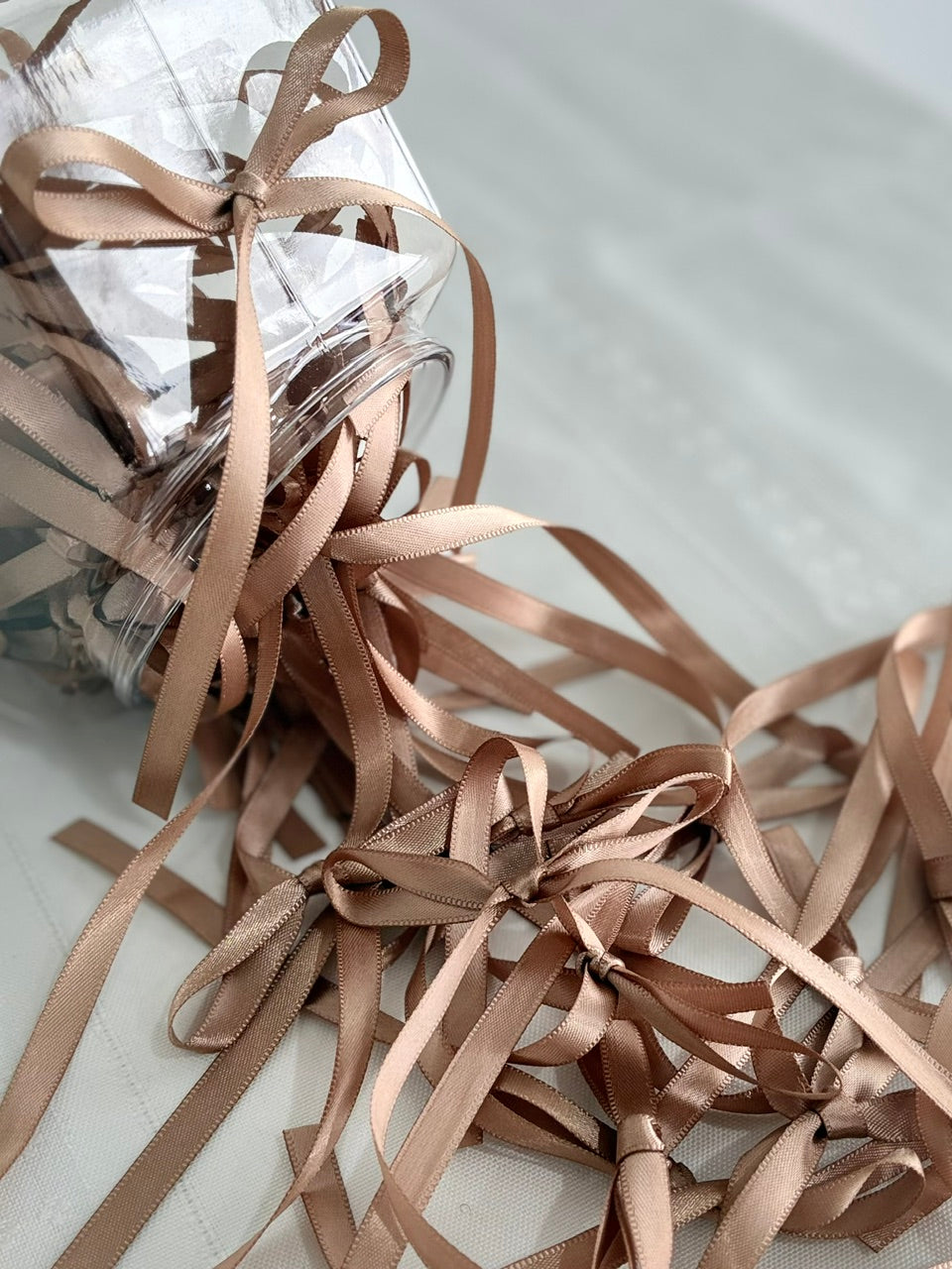 Latte vintage long ribbons